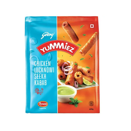 Godrej Frozen Non Veg Snacks Yummiez Chicken Lucknowi Seekh Kabab